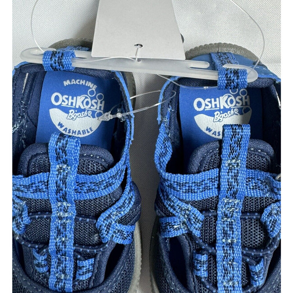 OshKosh Everplay Flexible Outsole Bump Toe Sandal Blue Toddler Size 5 - Picture 3 of 6